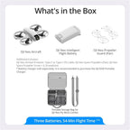 DJI Neo Palm Sized Lightweight Drone and Portable Storage Bag with Custom Interior for DJI Neo Bundle (2 Items)