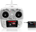 Radiolink T12D 12CH 2.4G RC Transmitter R12F Receiver, Supports ELRS/Crossfire Long Range Modules, 50 Models Storage, 4km Long Range RC Remote Controller for RC Airplane, Drone, Crawler, Car, Boats