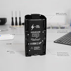Bebop 2 Battery 2pcs x 4250mAh Lipo Batteries for Parrot Bebop 2 Drone (Do not for Parrot Bebop Drone 1)