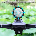 Universal Drone Speaker Megaphone Loudspeaker Wireless Mini Speaker RC Car Walkie Talkie Two Way Radio Communication Accessories for DJI Mini 4 Pro/Air 3/Air 2S/Mavic 3 Pro/F11S/F7S/F22S/EVO