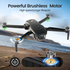 Holy Stone HS175G GPS Drone With 4K EIS Camera For Adults, 249g Foldable RC Quadcopter With Auto Return, Follow Me, 60 Mins Flight Time, Battery Fast Charge, Headless Mode, Upgraded HS175D