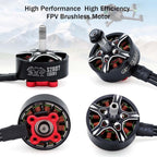 Surpass Hobby S2807 Outrunner Brushless Motor 6S 1300KV Drone Motor for 6-7inch Long Range FPV Racing Drone Freestyle FPV Drone Quadcopter (1300KV 4Pcs)