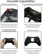 Radiolink T8S 8 Channels 2.4GHz RC Pocket Size Portable Transmitter and Receiver R8EF RX, Remote and Controller Built-in Rechargeable Battery for Quad/Airplane/Car/Boat and More (Mode 2 Left Hand)
