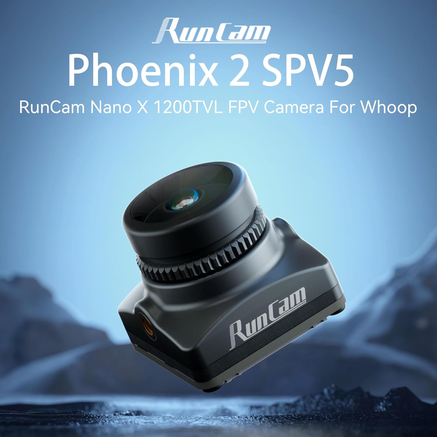 FPV Camera RunCam Phoenix 2 SPV5 - Special Edition Micro Drone Camera with Lens Hood 5.8ghz FOV160¡ãGlobal WDR 8.6g for RC FPV Car Plane Racing Drone
