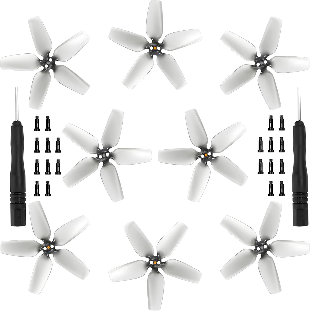 Propellers for DJI Avata Replacement Prop Blades Low Noise Accessories for DJI Avata Drone Accessories Exclusive Screws & Screwdrivers 8 Pcs