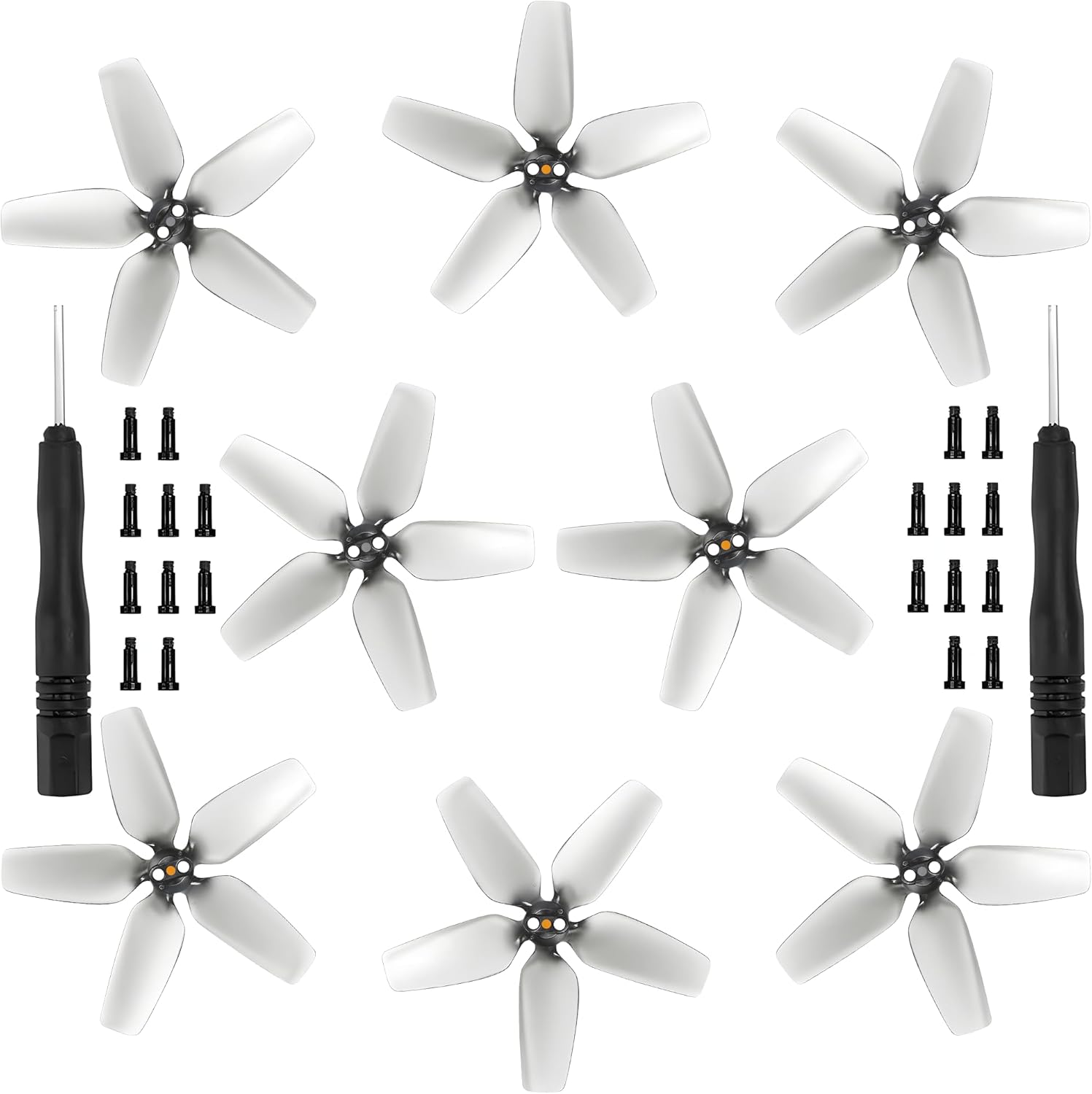 Propellers for DJI Avata Replacement Prop Blades Low Noise Accessories for DJI Avata Drone Accessories Exclusive Screws & Screwdrivers 8 Pcs
