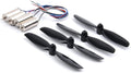 YoungRC 8520 Coreless Motor 8.5 x 20mm Brushed Motors + 75mm CW CCW Propeller for DIY Micro QX95 QX110 Quadcopter RC Drone