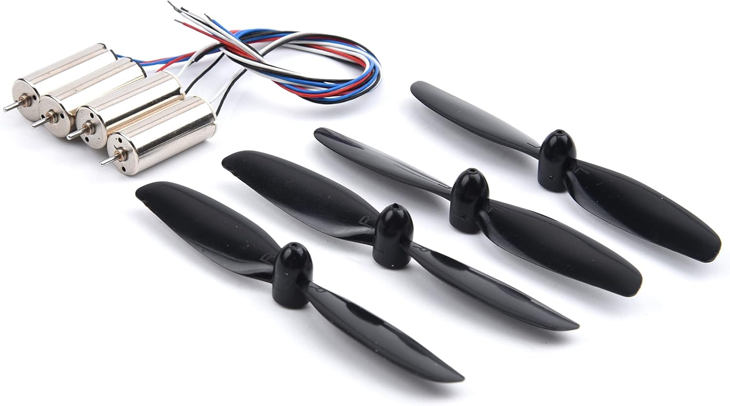 YoungRC 8520 Coreless Motor 8.5 x 20mm Brushed Motors + 75mm CW CCW Propeller for DIY Micro QX95 QX110 Quadcopter RC Drone
