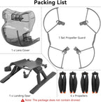 Mini 5 Pro Propeller Guard - 4 Pcs Accessories Set with Blades Landing Gear Foldable Extension Legs Lens Cover Gimbal Protector for DJI Mini 5 Pro Drone