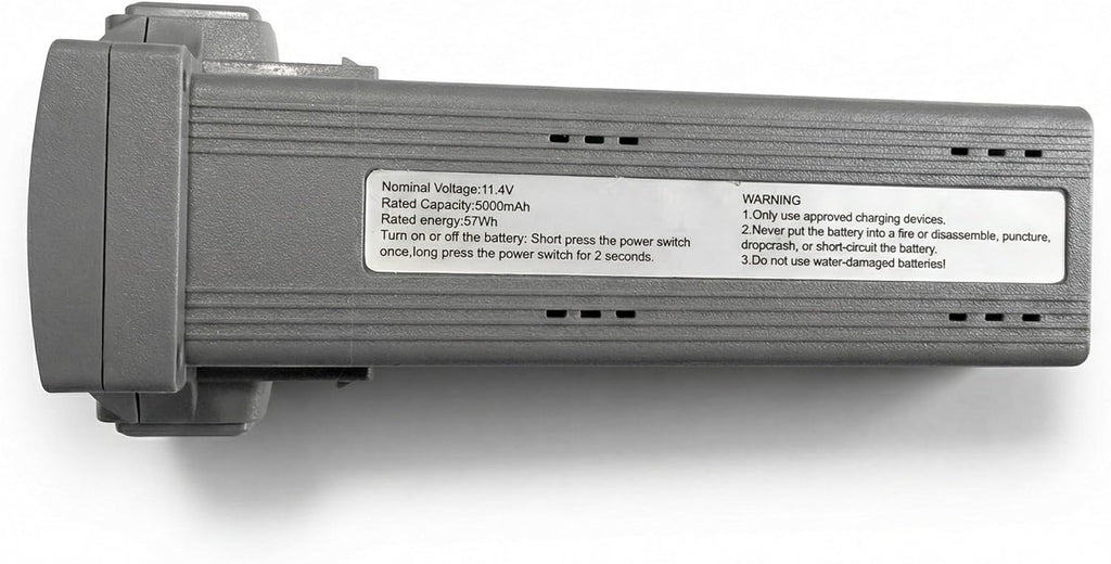 Inc Volo X EZ AI Spare Battery, 11.4V, 5000mAh, 57Wh, Replacement Battery for Volo X Drone, Up to 45 Minutes Flight Time