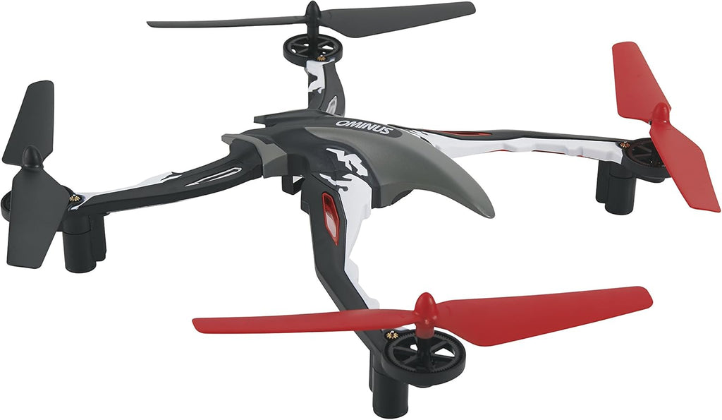 Dromida Ominus Unmanned Aerial Vehicle (UAV) Quadcopter Ready-to-Fly (RTF) Drone with Radio System, Batteries and USB Charger (Red)