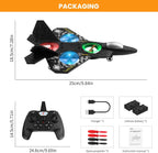 RC Plane 2.4GHz Remote Control Plane L0712 Drone Quadcopter Hovering with Auto Hovering Fighter Aircraft RC Airplane RTF for Beginner, Kids and Adults,3D Flip Airplane Toy