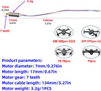 4PCS Motors for E88 E88PRO E88MAX E525 E99 E99PRO P1 P5PRO K3 S1 P8 RC Drone, E88 Quadcopter CW/CCW Motor Parts