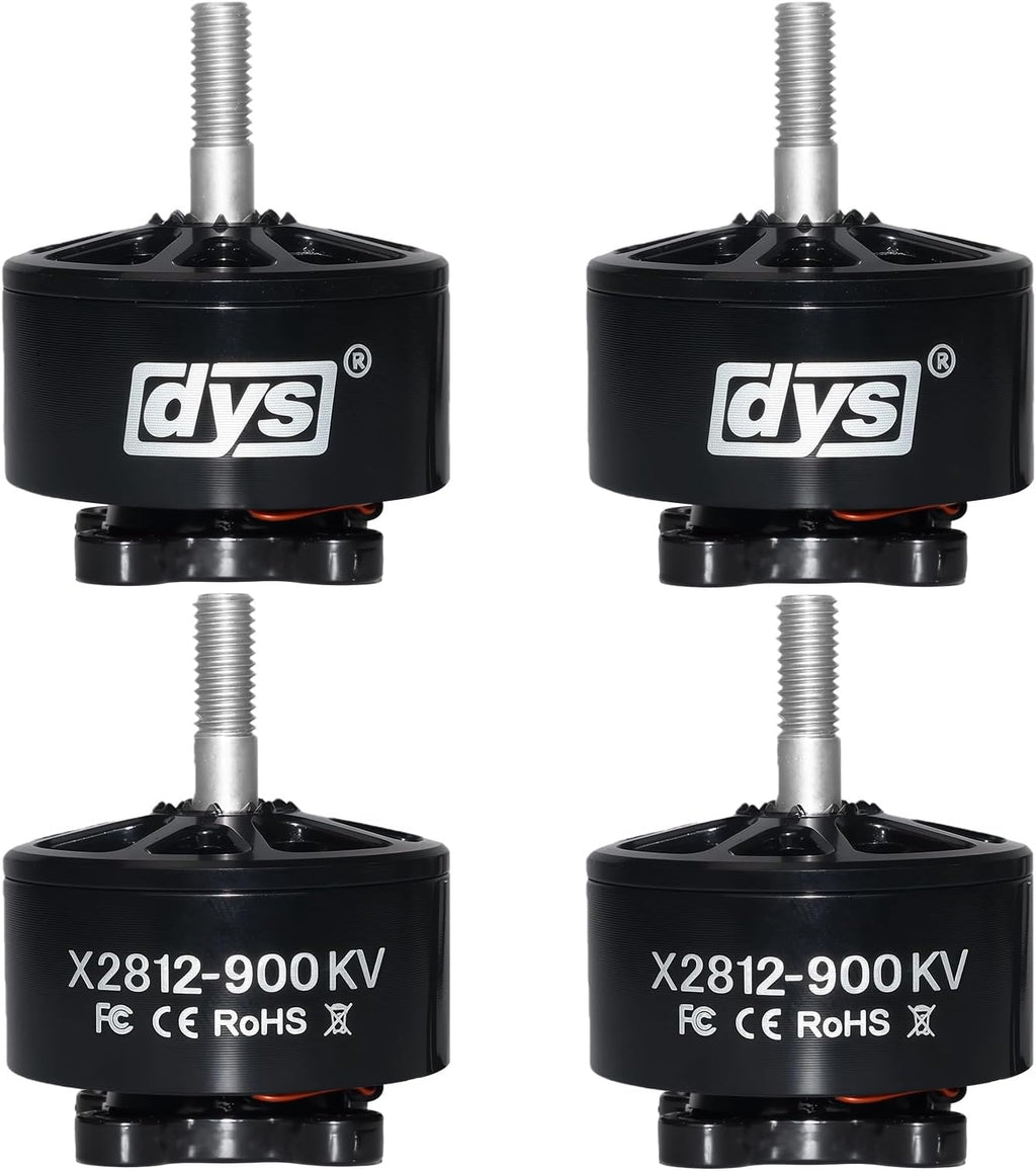 DYS 4pcs X2812 900KV Drone Brushless Motor,6S FPV Motor for 7,8Inch FPV Drone Frame Racing Power Motor,FPV Drone Motor, Quadcopter Motor,Multirotor Drone Motors