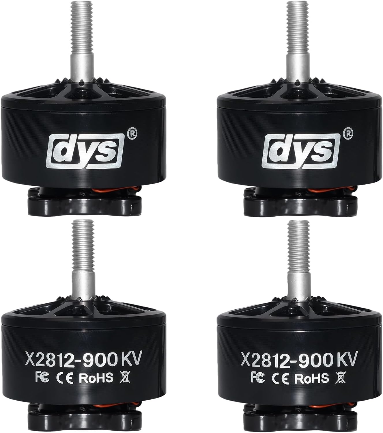 DYS 4pcs X2812 900KV Drone Brushless Motor,6S FPV Motor for 7,8Inch FPV Drone Frame Racing Power Motor,FPV Drone Motor, Quadcopter Motor,Multirotor Drone Motors