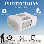 Phantom 4 Battery, 5870mAh-15.2V Intelligent Flight Drone Battery Replacement for DJI Phantom 4 Standard/Pro/RTK/Advanced/Pro v2.0
