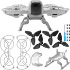 Propellers for DJI Neo Drone - 4Pcs Accessories Set with Propeller Guard Protector Landing Gear Lens Cover Low Noise Props for DJI Neo Drone Accessories Bundles