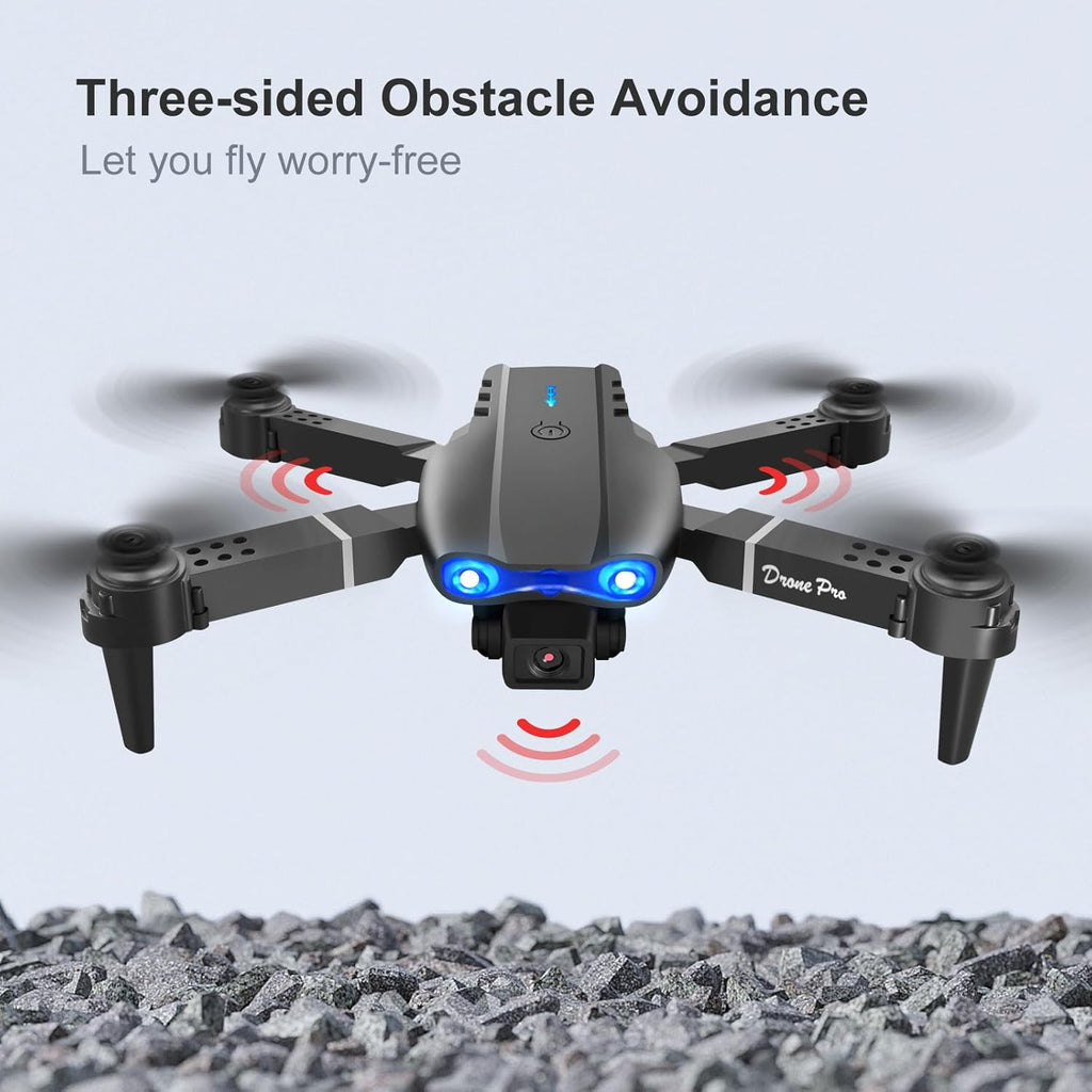 FPV Drone with 1080P Dual HD Cameras Upgraded Version RC Quadcopter for Adults, Beginner WiFi RC Drone Live Video, One Key Take Off/Land