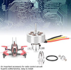 2211 RC Brushless Motor, Drone Brushless High Speed Motor with Blade Protector 23mm/0.9in Aircraft Brushless Motor for Wing Aircraft Airplane (2300kv)