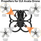 Propellers for DJI Avata Replacement Prop Blades Low Noise Accessories for DJI Avata Drone Accessories Exclusive Screws & Screwdrivers 8 Pcs