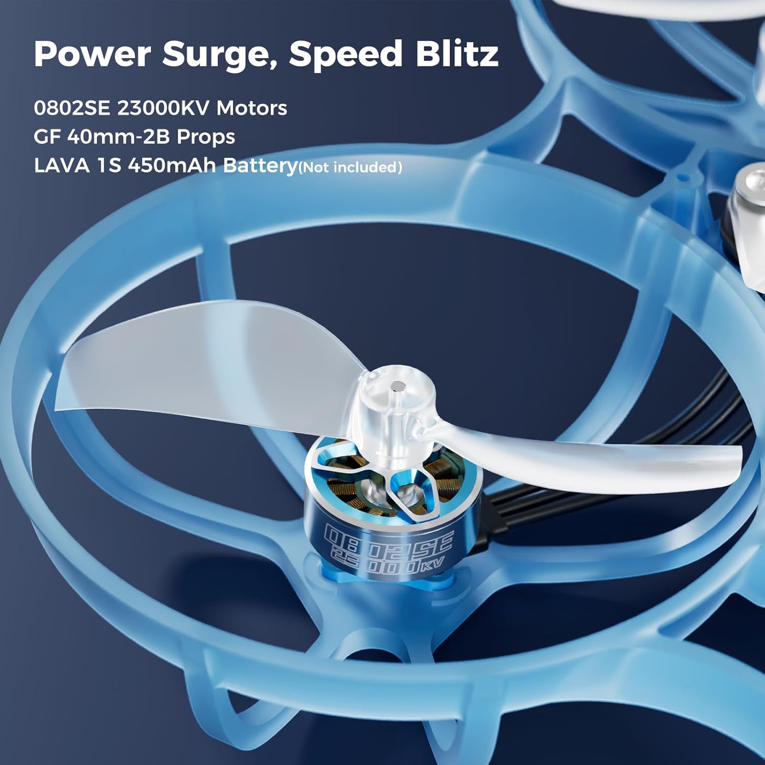 BETAFPV Air75 Brushless Whoop Quadcopter, Ultralight 1S 75mm Micro Whoop Drone with C03 FPV Camera, G473 5IN1 Air Flight Controller ELRS Receiver 0802SE 23000KV Motors for FPV Racing Freestyle-ELRS