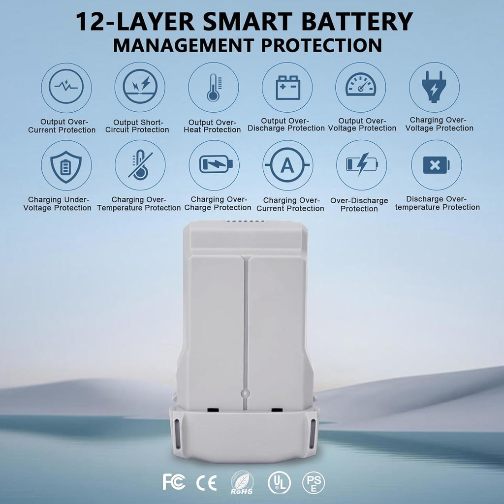 Intelligent Flight Battery Plus Compatible with DJI Mini 4 Pro, Mini 3 Pro, Mini3 Drone, Upgraded Drone Battery Replacement Parts 3850mah 7.38V