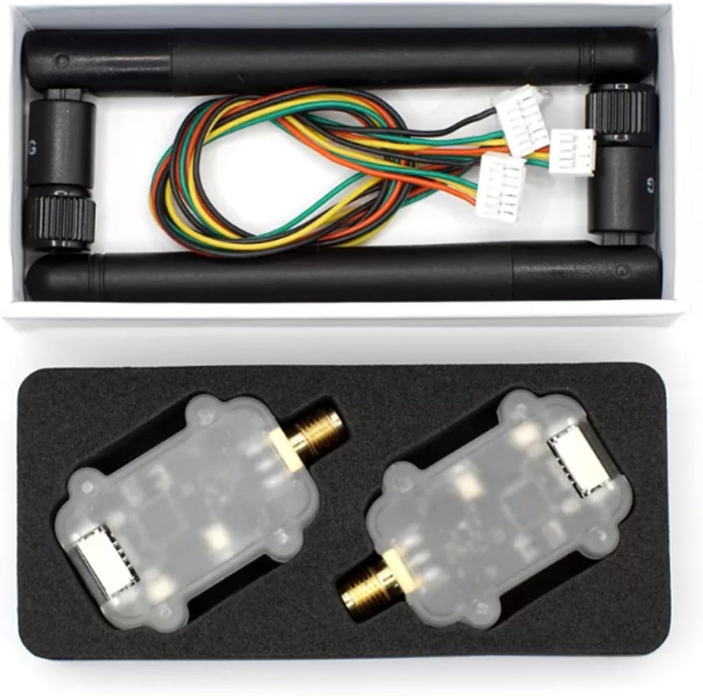 SXZ-LR24-F - 2.4GHz LoRa Telemetry 15km or More, Provide a Reliable Point-to-Point bidirectional Communication Link for Pixhawk/Ardupilot/PX4