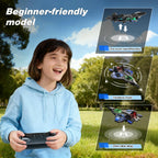 Foam Remote Control Airplanes, RC Planes with Light, RC Airplane Fighter Jet for Kids Adults 8-16, 360¡ã Flip, Stunt Roll, Drones for Kids 8-12, Airplane Toy Gifts for Kids Boys(Blue)