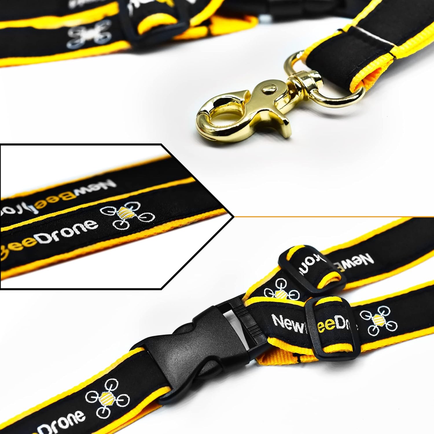SPEEDY BEE NewBeeDrone FPV Lanyard Strap - Drone Radio Transmitter Adjustable and Detachable Neck Strap for All Types of FPV RC Radio Transmitter for DJI FPV Remote Controller