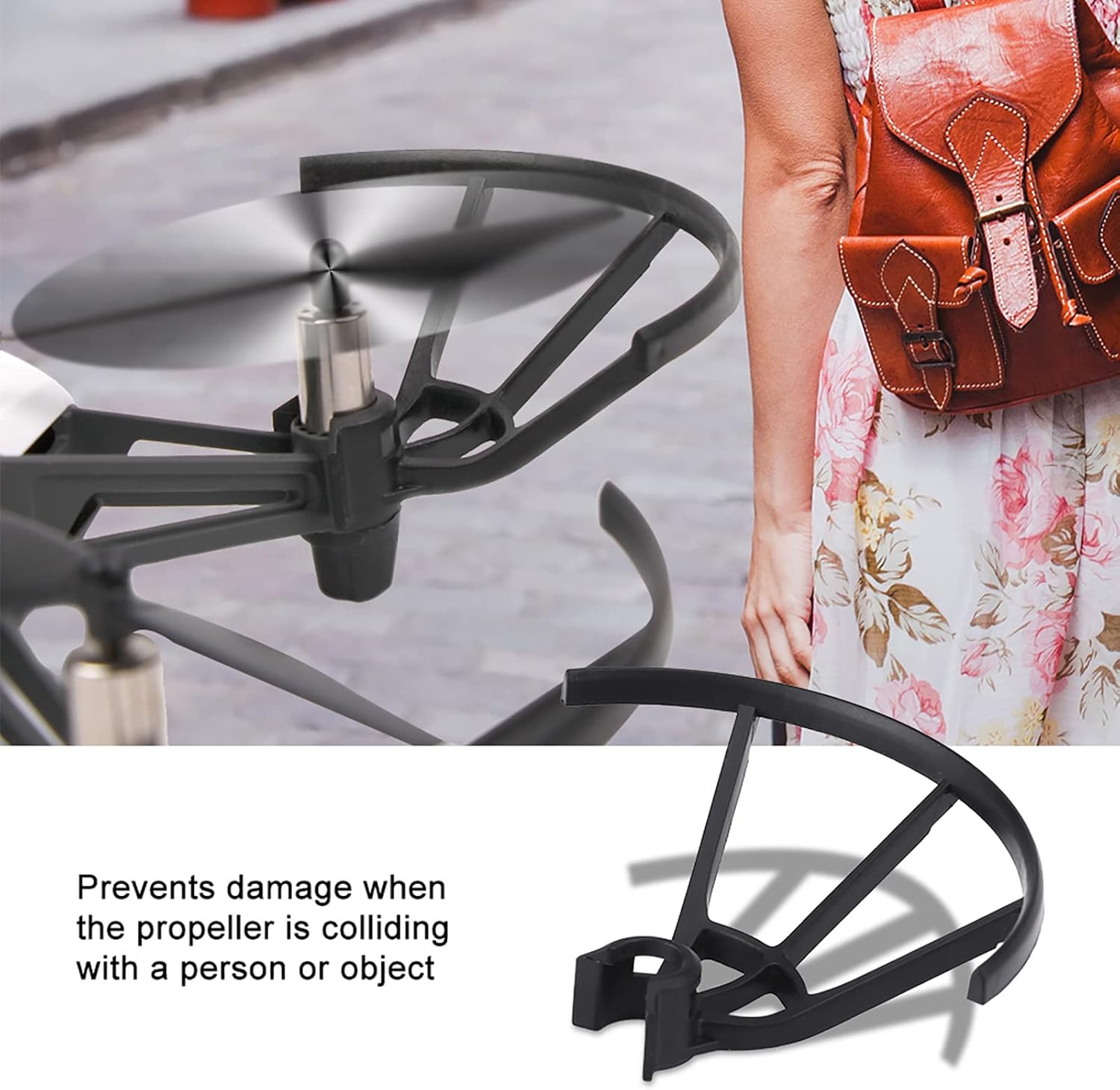4pcs / Set Drone Propellers Protectors Blades Guard Protective Cover Accessory for Safe Flying Indoor and Low Speed Flights Quick Release Props Bumper Protector