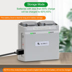Multifunction Parallel Battery Charger with Storage Charge for DJI Mini 4K/2/2 SE,Mini SE Drone,Two-Way Charging Hub,Dual Batteries Accessories