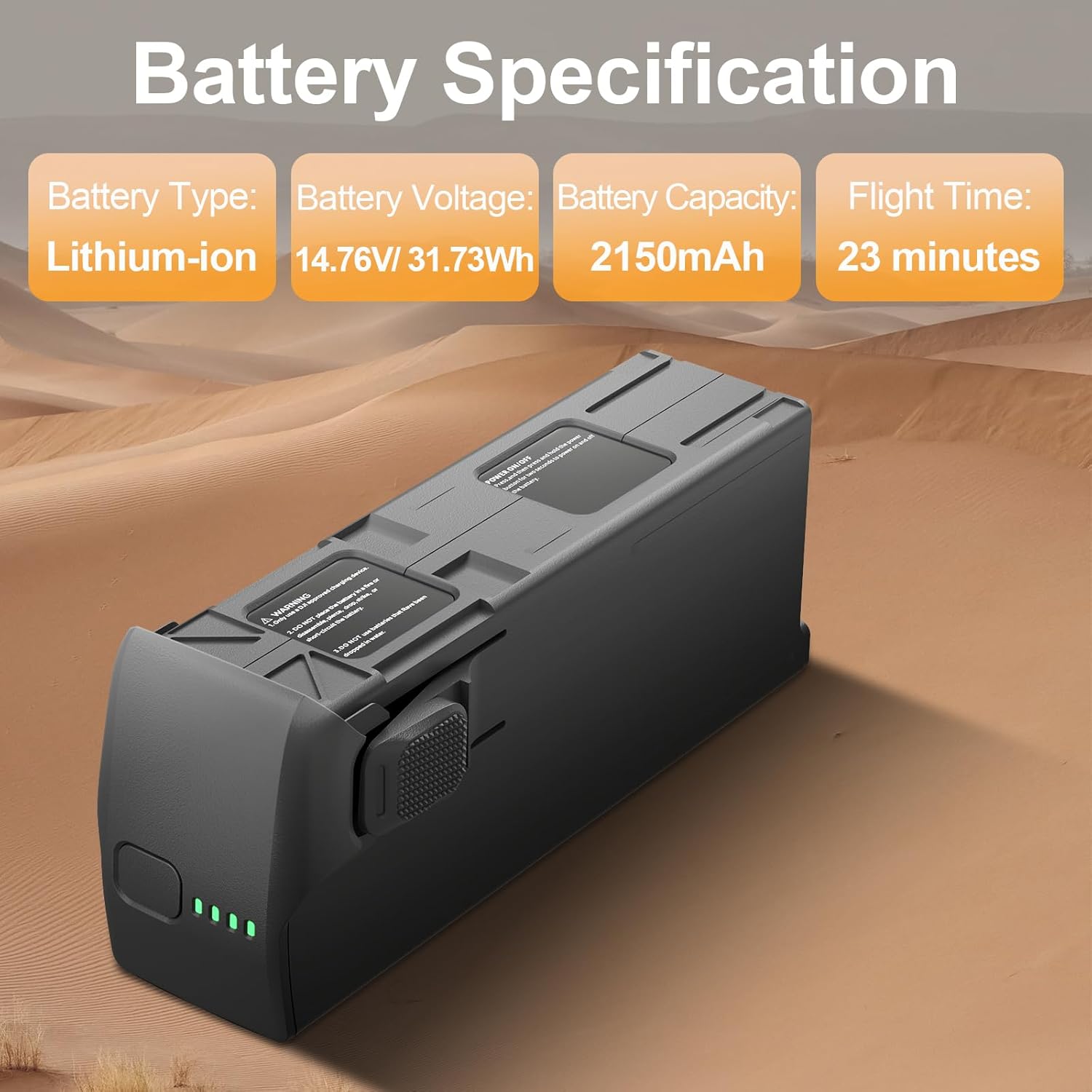 Avata 2 Battery 2 Pack with Charging Station, 2150mAh Intelligent Flight Avata 2 Battery Replacement and Two-Way Charging Hub, 23 Minutes of Max Flight Time Compatible with DJI Avata 2 Drone