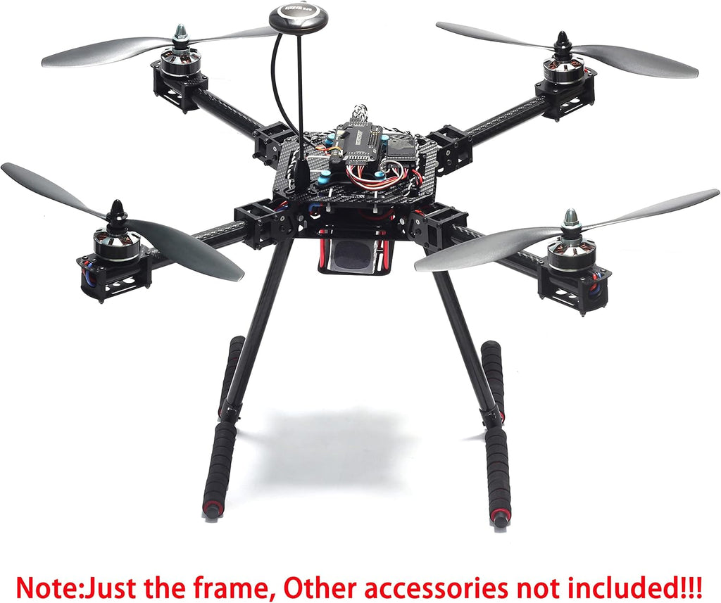 Readytosky ZD550 Quadcopter Frame 550mm Folding Carbon Fiber Drone Frame with Carbon Fiber Landing Skid
