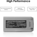KUWATA Intelligent Flight Battery for DJI Mini 4K, Mini 2 SE, Mini 2, Mini SE, 2400mAh, 2026 Upgraded Edition, Camera Drone Extended Battery, NOT for SPECTA