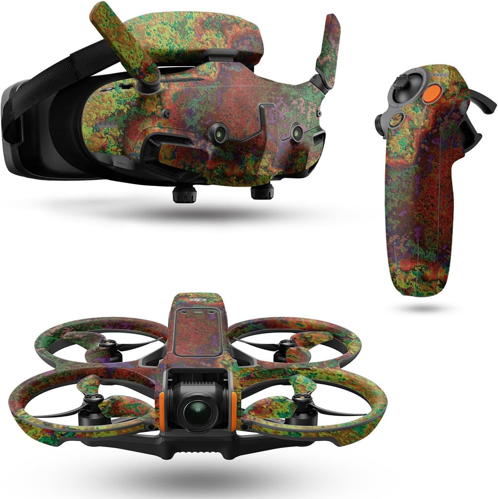Drone Skin Compatible with DJI Avata 2 Bundle (2024) - Rust - Premium 3M Vinyl Protective Wrap Decal Cover - Easy to Apply | Crafted in The USA by MightySkins
