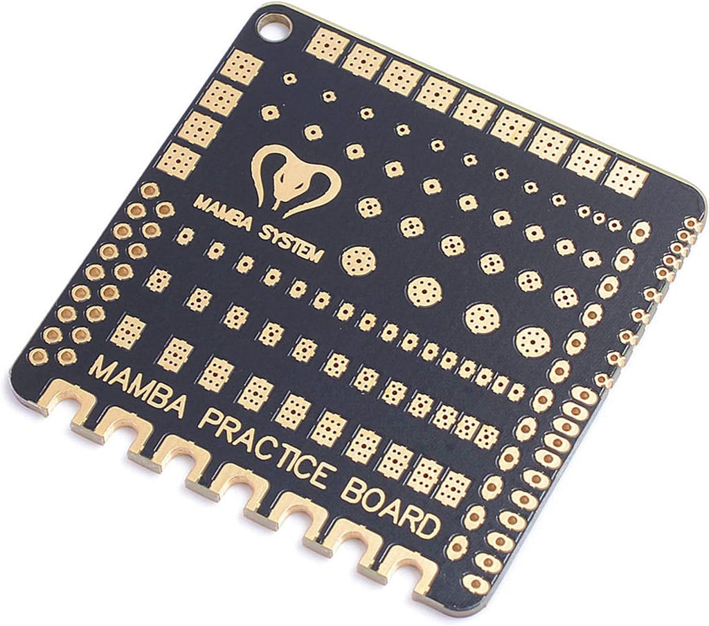Diatone Mamba 3 Pcs FPV Soldering Practice Board for FPV Drone Beginner, New Pilots Improving Soldering Level DIY Flight Controller ESC Soldering Tools