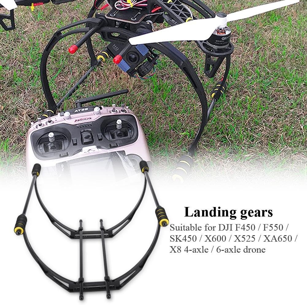 Drone Landing Gear Kit, Enhanced Stability and Protection Quadcopter Landing Gear Extender Heightened Bracket for Drone Enthusiasts, Aerial Photography, Racing Drones, Hobbyists
