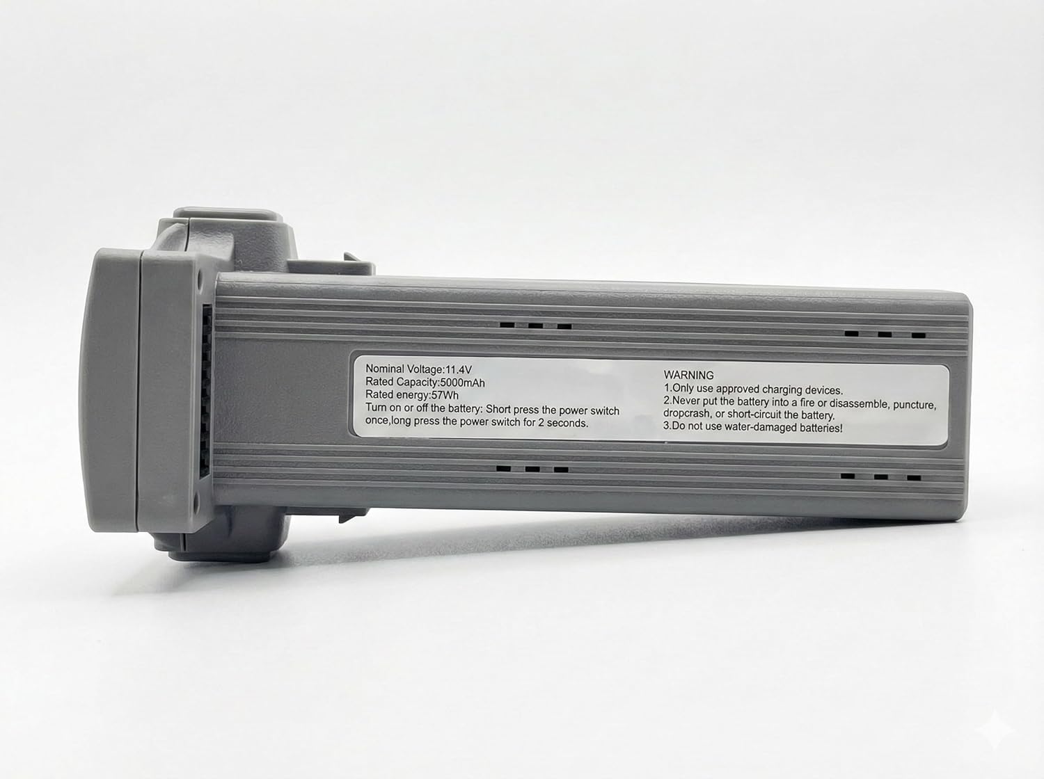 Inc Volo X EZ AI Spare Battery, 11.4V, 5000mAh, 57Wh, Replacement Battery for Volo X Drone, Up to 45 Minutes Flight Time