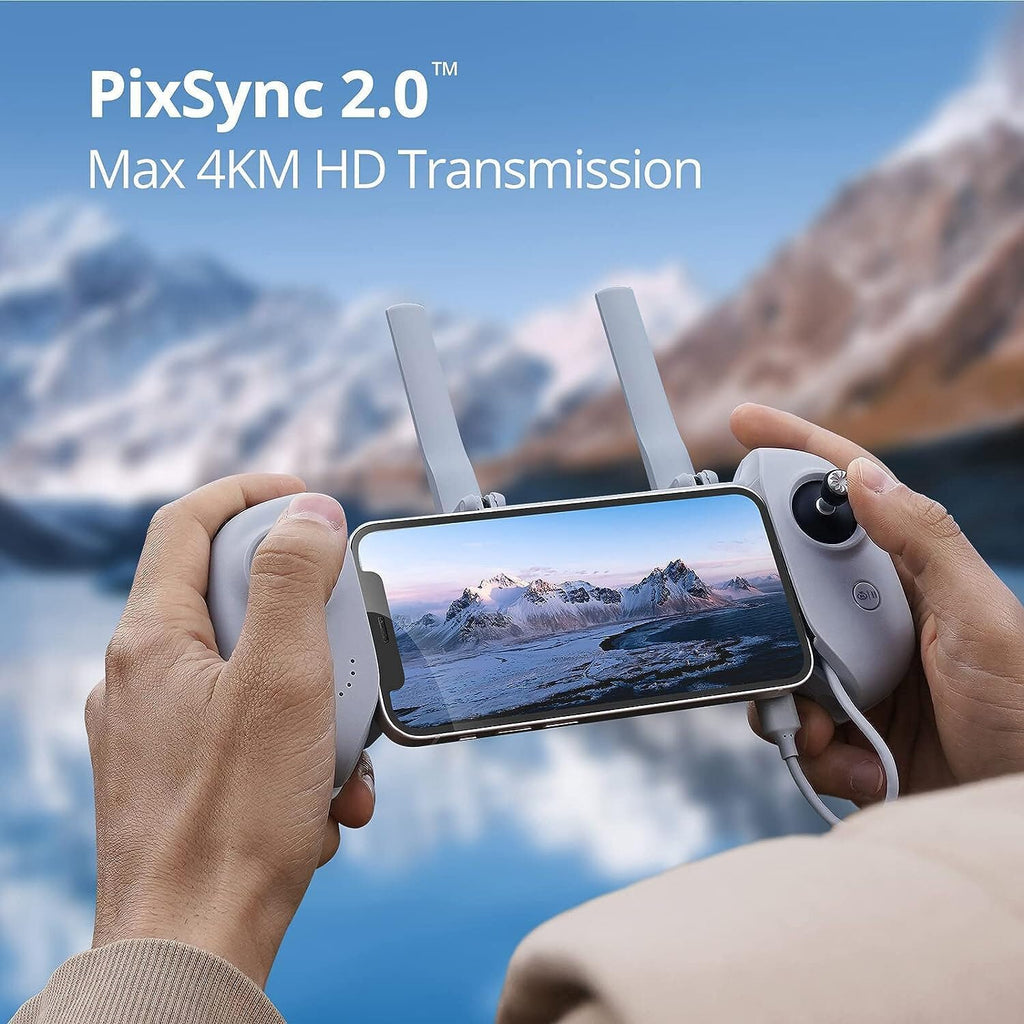 Potensic ATOM SE GPS Drone with 4K EIS Camera, Under 249g, 4KM FPV Transmission, Auto Return, Lightweight and Foldable Drone for Adults Bundle with 128GB Memory, Landing Pad + More