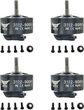 4 Pcs 3112 900KV Brushless Motor for Drone ¨C High-Power BLDC Motor for 9-10 inch Props, 1545W Max, FPV Drone Motors, Brushless RC Motor for Quadcopter, Hexacopter, RC Plane (4)