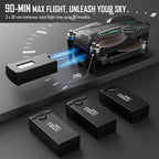GPS Drone with 4K Camera for Adults, FPV RC Quadcopter, 90-min Flight Time, Auto Return, GPS Follow, Circle Fly, 5-inch LCD Tablet Screen, Brushless Motor, Lightweight Foldable Drone for Beginners