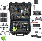 LEKUFEE Waterproof Hard Case for DJI FPV Drone,Explorer Combo,DJI Goggles Integra,Goggles 2/ V2, FPV Motion Controller, RC Motion 2,Accessories(Case Only)