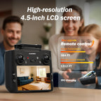 GPS FPV Drone with EIS Camera for Adults, 4.5 Inch LCD Screen on Controller£¬Al Track with Professional GPS£¬Follow Me, Auto Return£¬Easy Fly and Foldable Quadcopter for Beginners£¬Under 249g