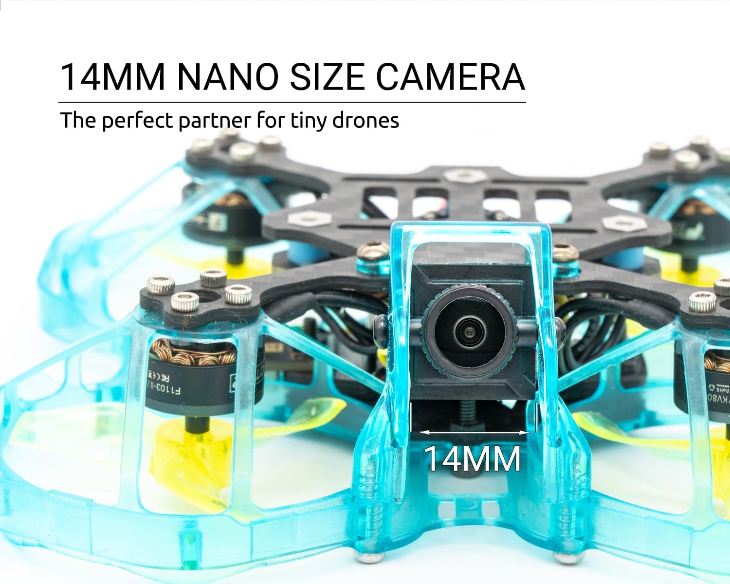 Caddx FPV Camera Ratel 2, 1/1.8inch Starlight Sensor Camera 1200TVL with FOV 165¡ãBigger PAL NTSC Switchable for FPV Racing Drone