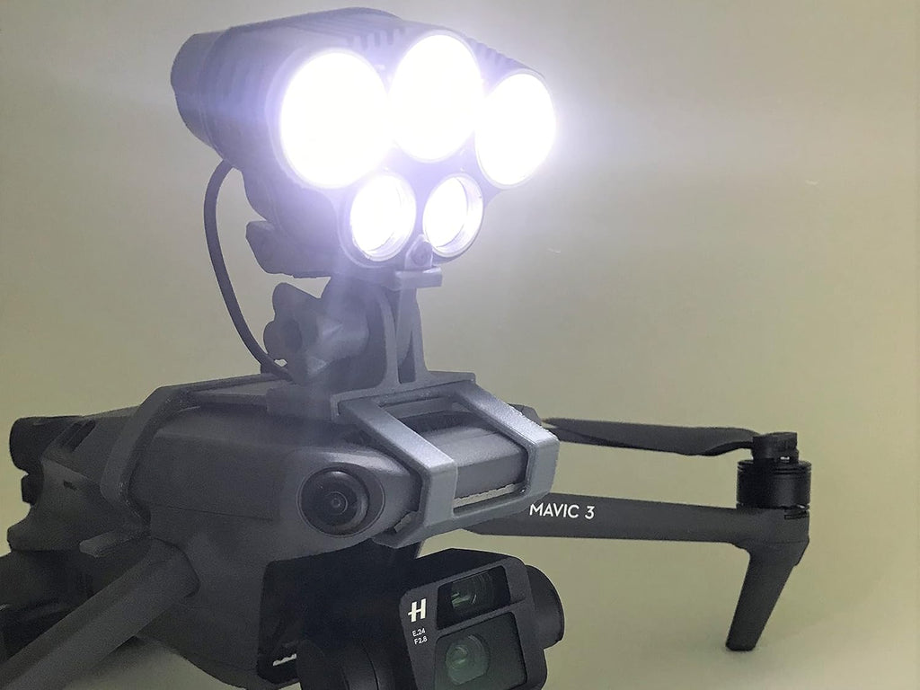 Professional Release and Drop Plus Device with LED Light Searchlight Bundle for DJI Mavic 3 (all models), for Drone Fishing, Bait Release, Search & Rescue, Payload Delivery, Fun Activities
