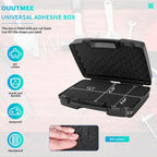 Portable Hard Case 12.2 x 9.85 x 3.77 with Customizable Diced Foam,Protects for Equipments, Electronics, Tools, Microphones, Recorder and More