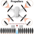 Mini 4K/Mini 2 SE/Mini SE Propellers: with Propeller Guard Landing Gear Leg Extension Propellers Holder Gimbal Cover Total 24 Pcs for DJI Mini 2 Series Drone Accessories Set