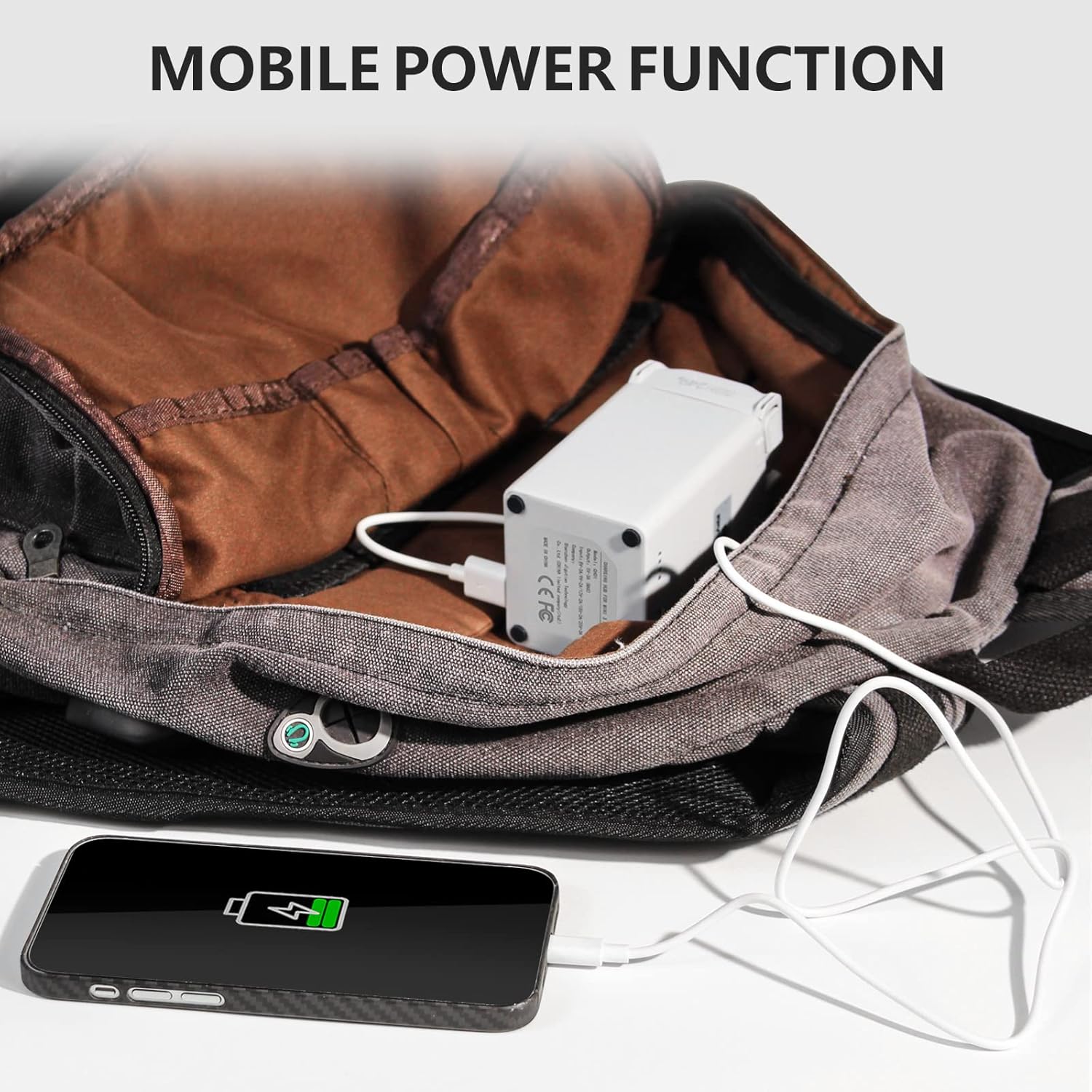 AMAZEAR Battery Charger for DJI Mini 5 Pro/Mini 4 3 Accessories,DJI Mini5Pro Mini4/3 Series Two-Way Charging Hub, Dual Batteries Rapid Charging Simultaneously, Compatible with Skyrover X1 Battery