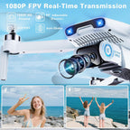 Drone with Camera for Adults and Beginners,Drones for kids 1080P HD FPV,Brushless Motor, Gesture Control, One Key Start/Land, 360¡ã Flip, Waypoints Fly, 3 Speed Mode,Kids Drone Toys Gifts for Boys