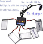 Blomiky 5 Pack 3.7V 800mAh Li-PO 25C MX2.0 Battery and 4 in 1 Board Box fit for Syma X5SW X5C-1 X5 X5C X5SC H42 T5W H5C CW4 SS40 FQ36 and V931 T32 S5C S5W 4-Axis RC Drone Aircraft / 3.7V 800mAh *5